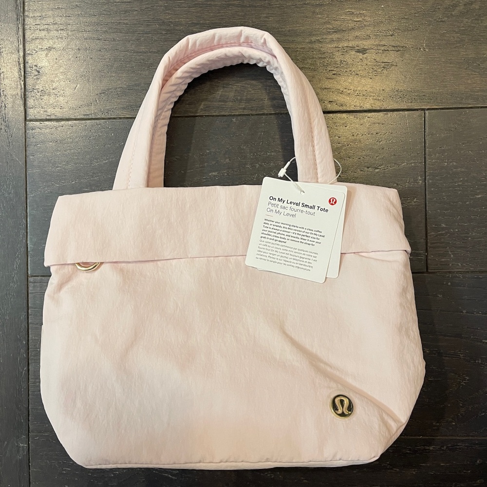 BNWT RARE Lululemon On My Level Small Tote Bag 5L Blissful Pink crossbody bag - Picture 1 of 5